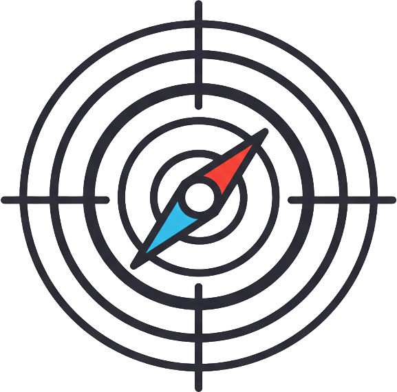 Pin-point accuracy icon
